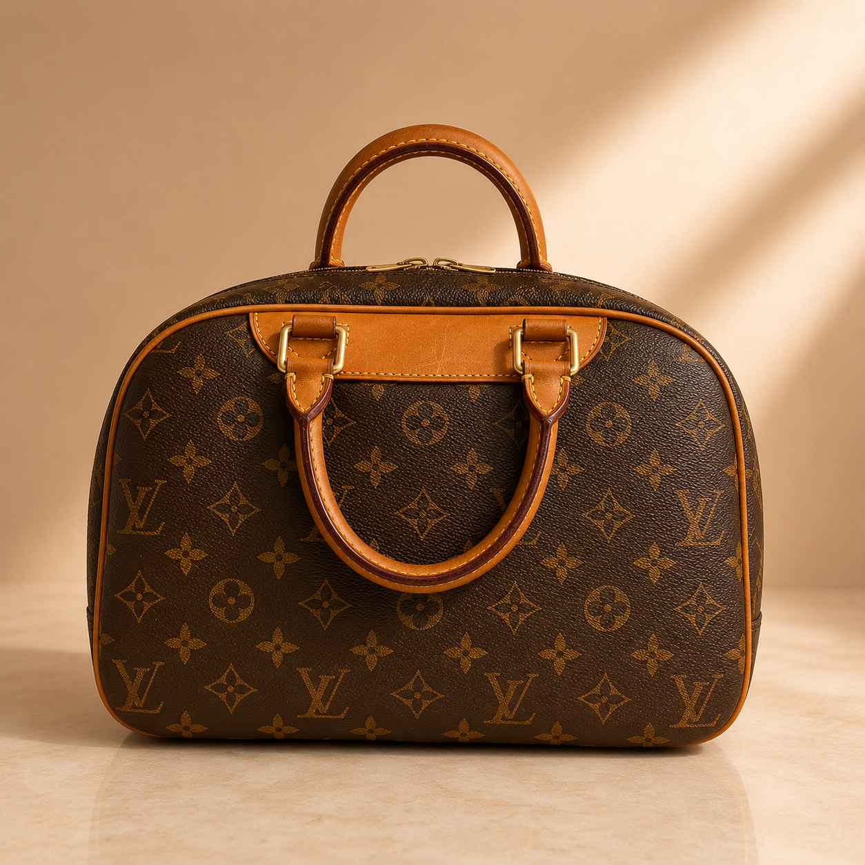 Louis Vuitton Trouville Monogram Canvas Handbag
