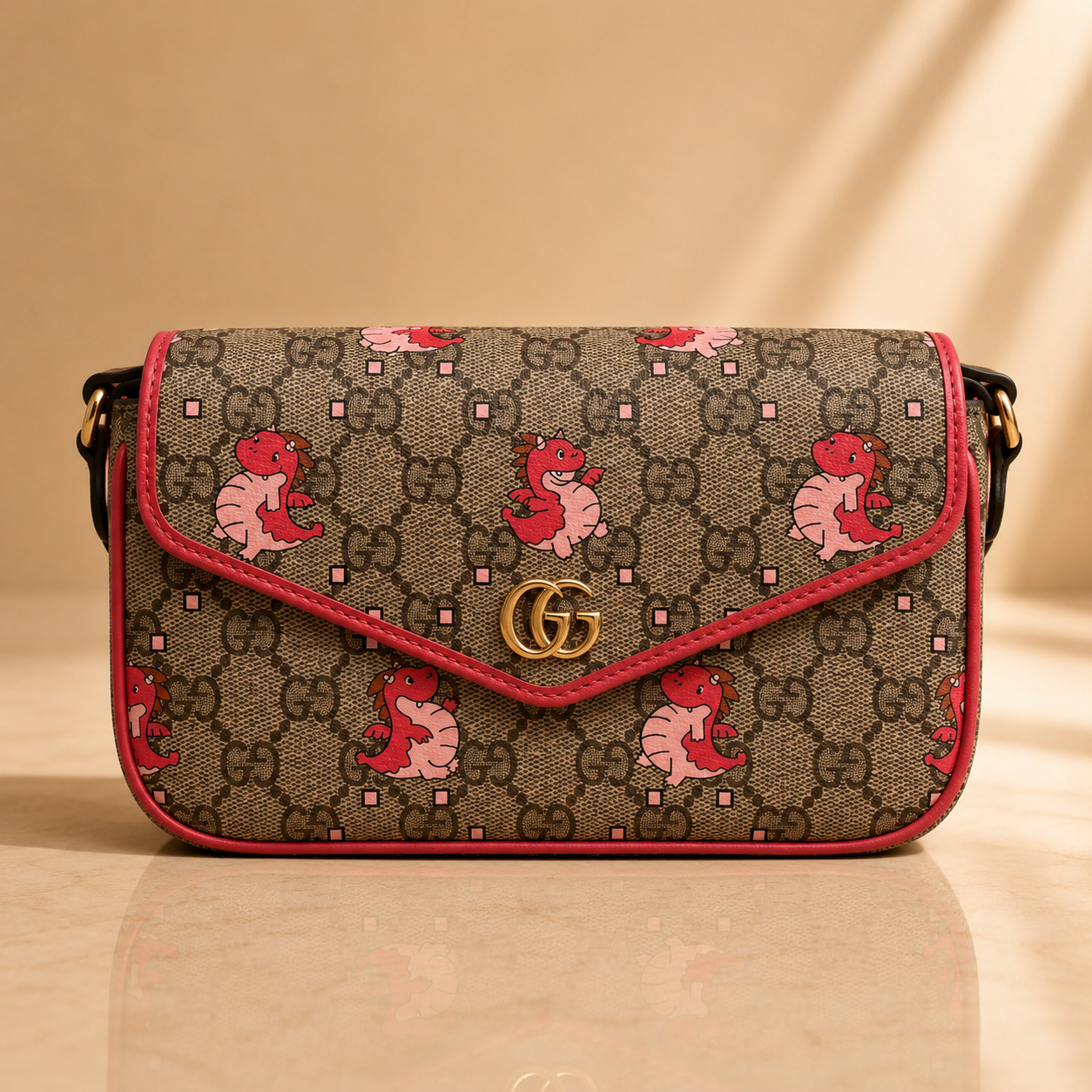 Gucci GG Supreme Year of the Dragon Shoulder Bag