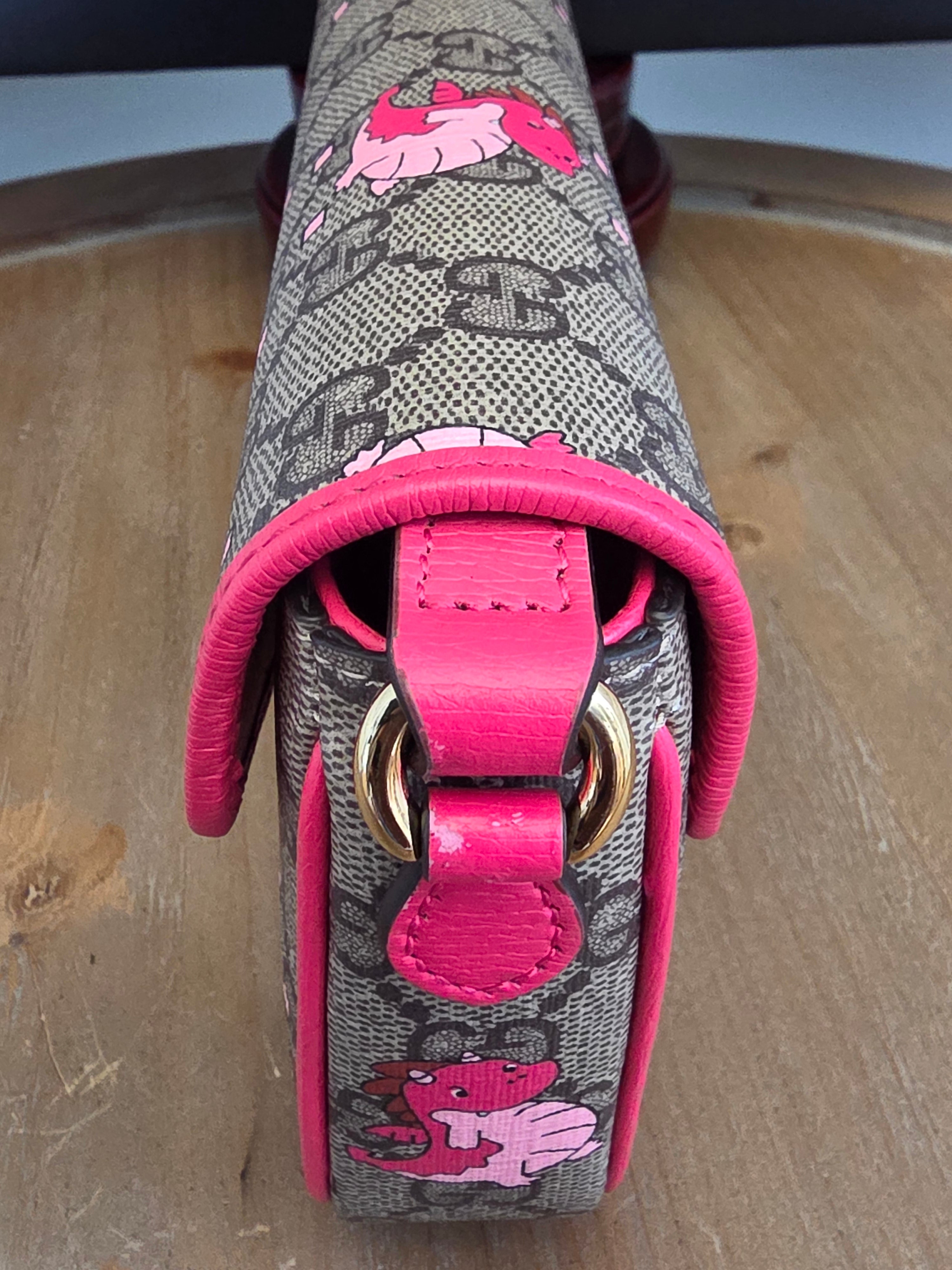 Gucci GG Supreme Year of the Dragon Shoulder Bag