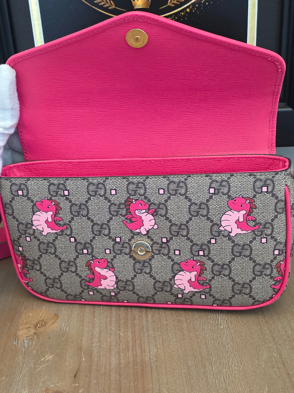 Gucci GG Supreme Year of the Dragon Shoulder Bag