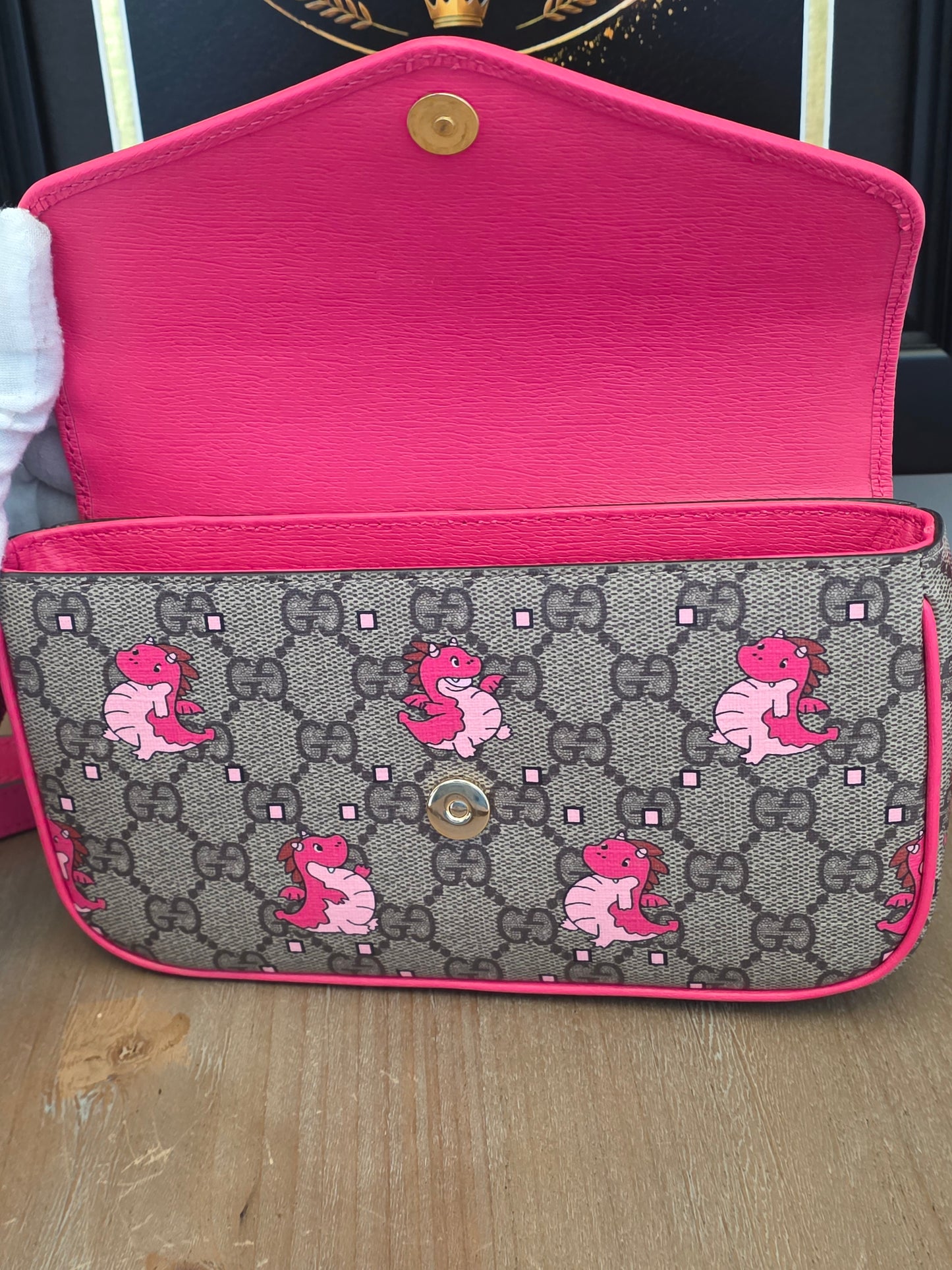 Gucci GG Supreme Year of the Dragon Shoulder Bag