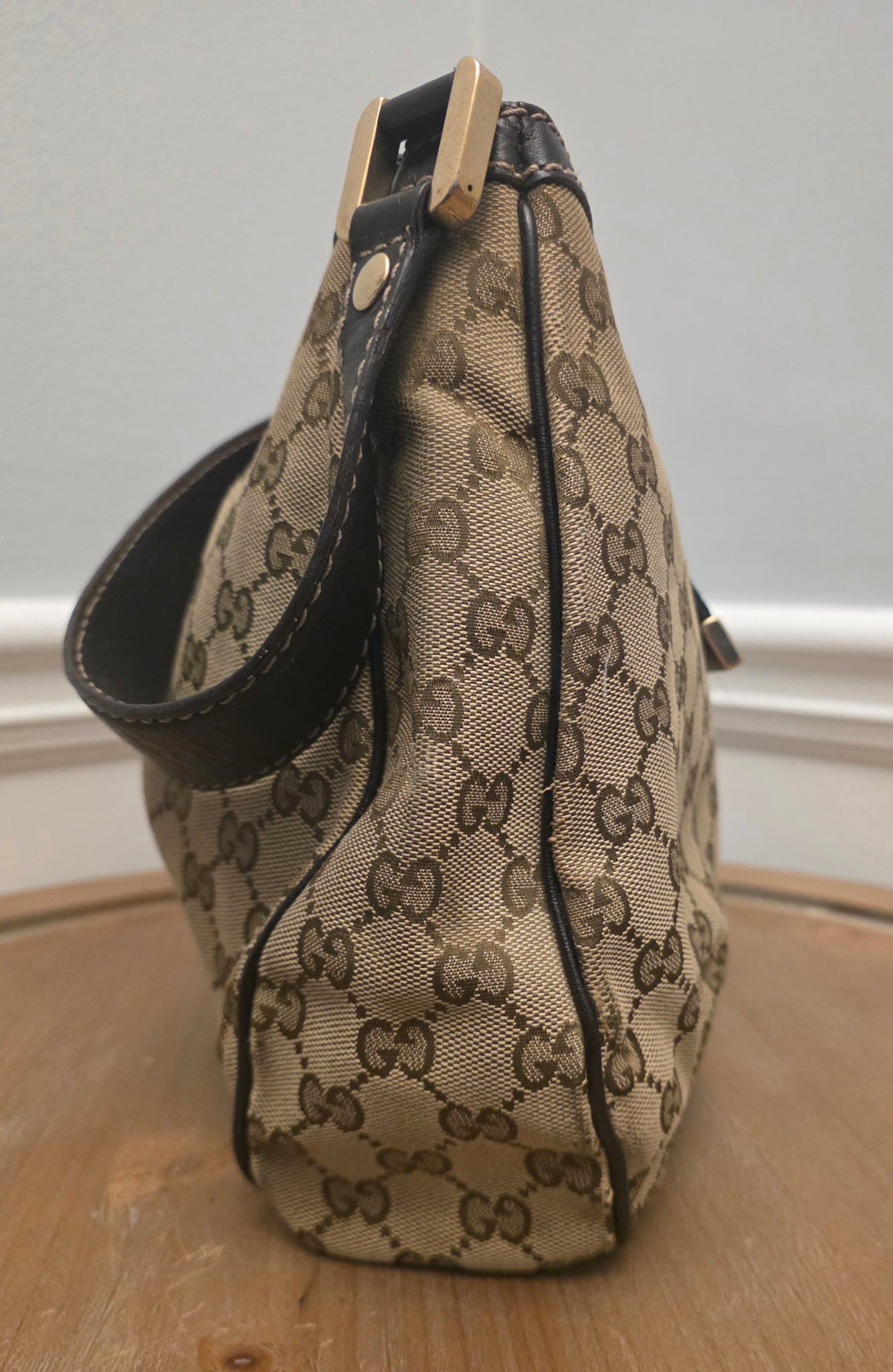 Gucci GG Canvas New Ladies Web Hobo