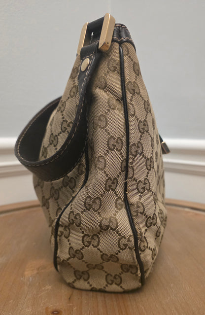 Gucci GG Canvas New Ladies Web Hobo