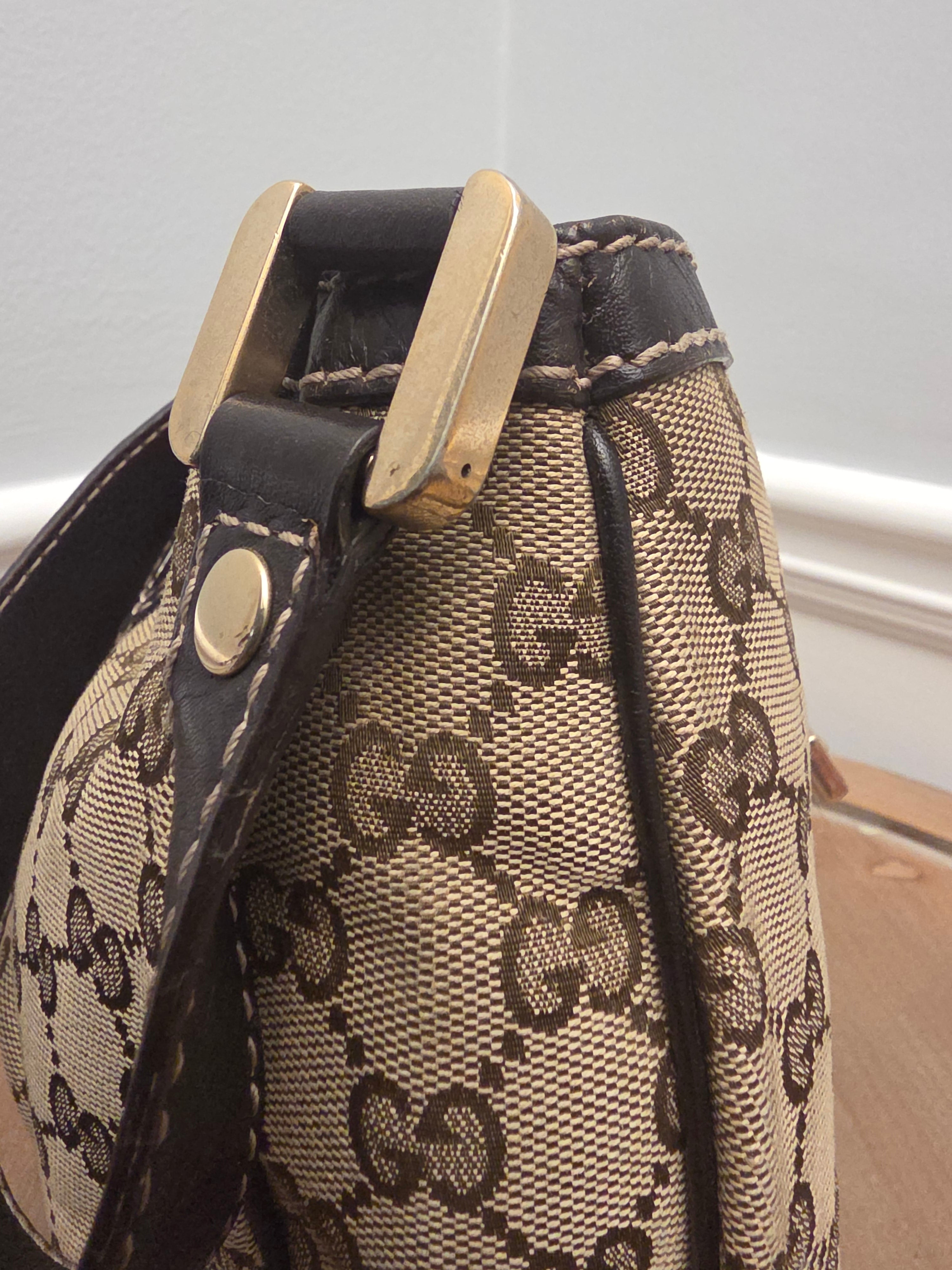 Gucci GG Canvas New Ladies Web Hobo