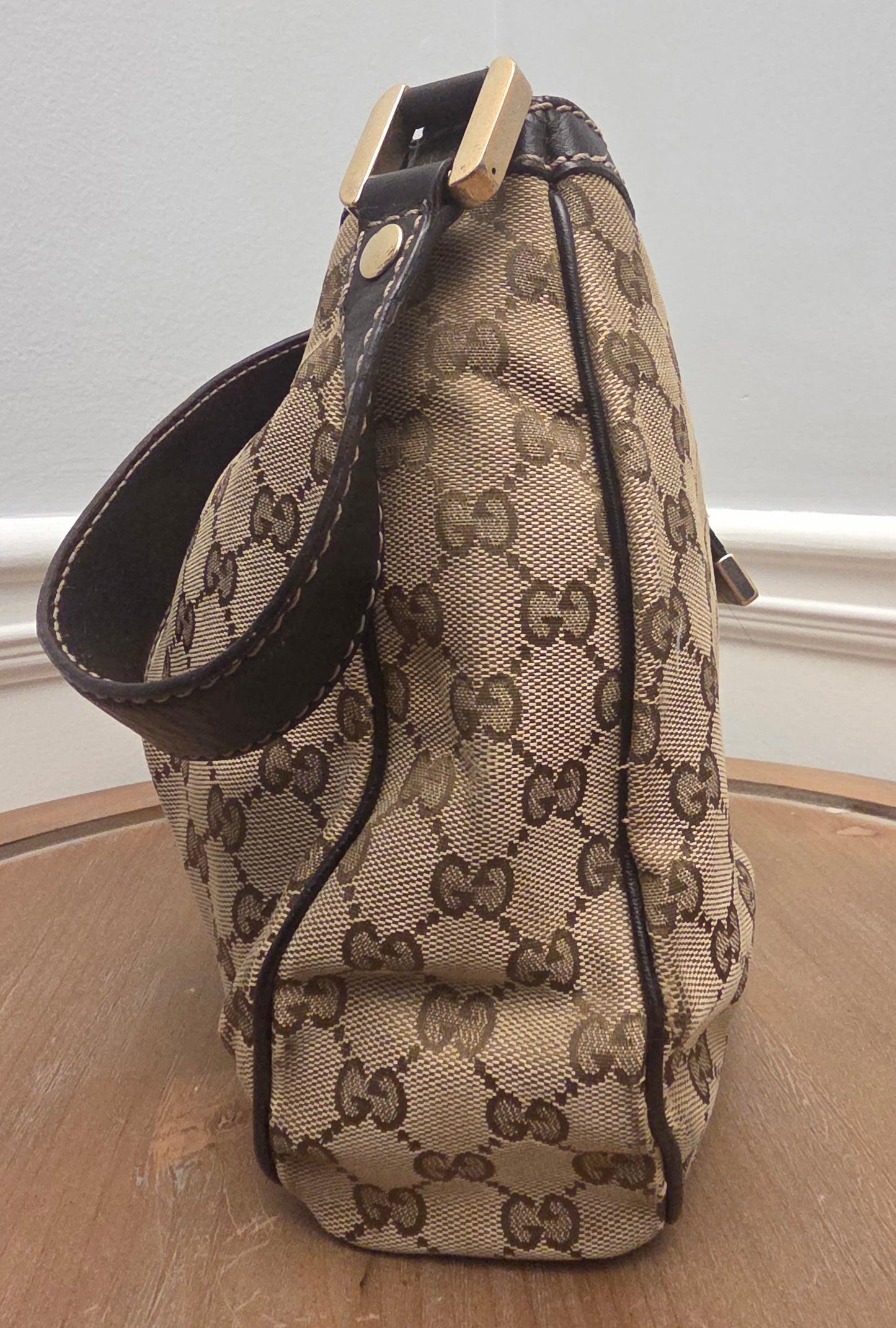 Gucci GG Canvas New Ladies Web Hobo