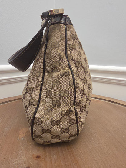 Gucci GG Canvas New Ladies Web Hobo