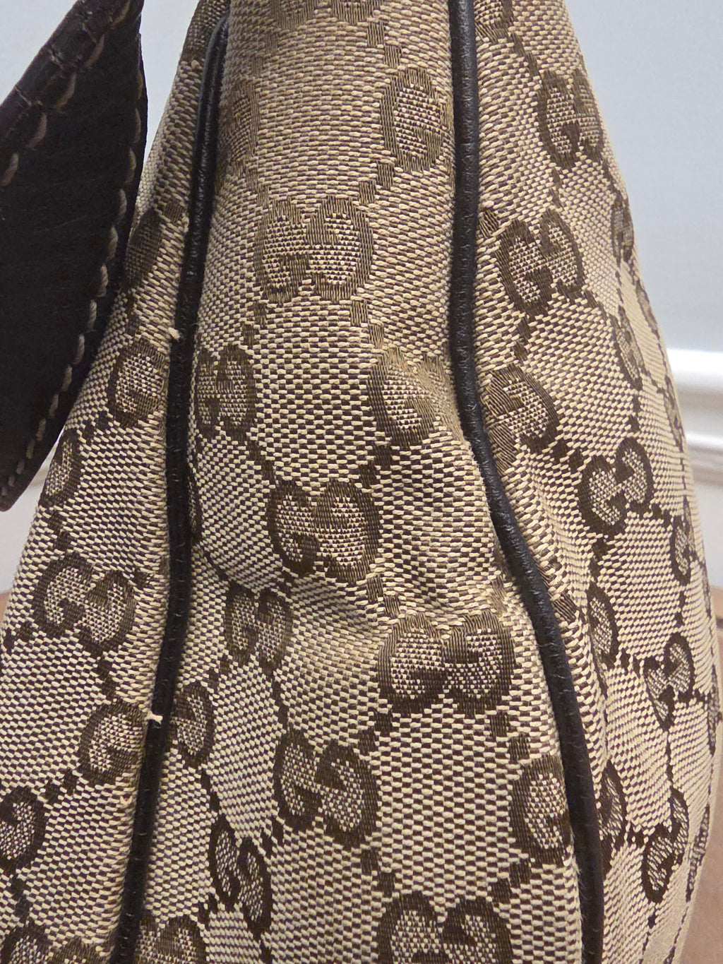 Gucci GG Canvas New Ladies Web Hobo