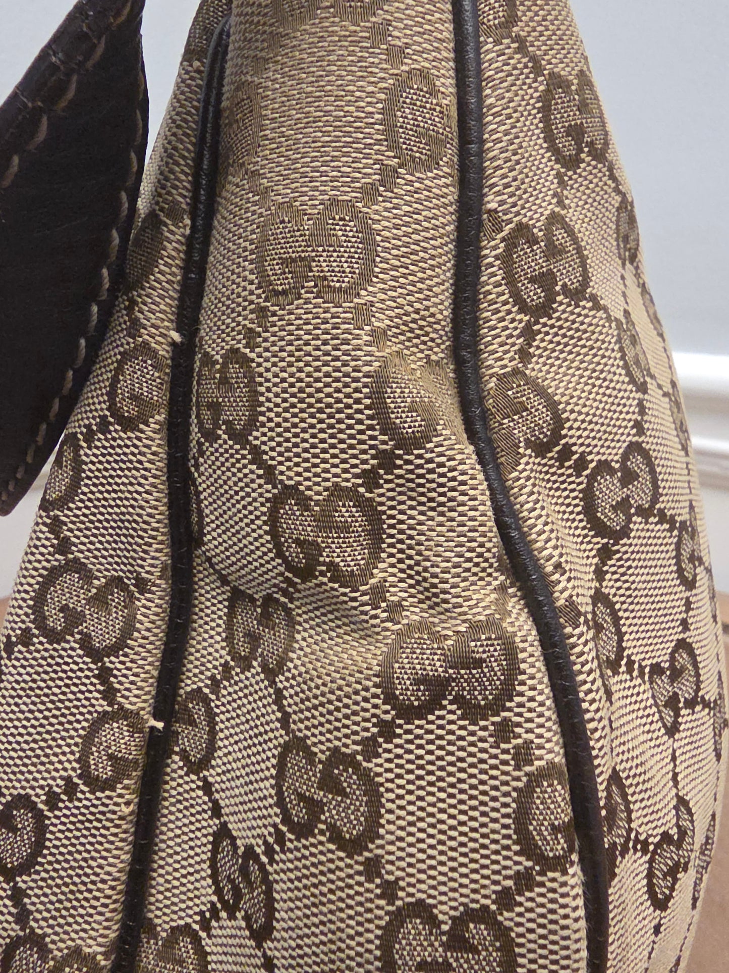 Gucci GG Canvas New Ladies Web Hobo