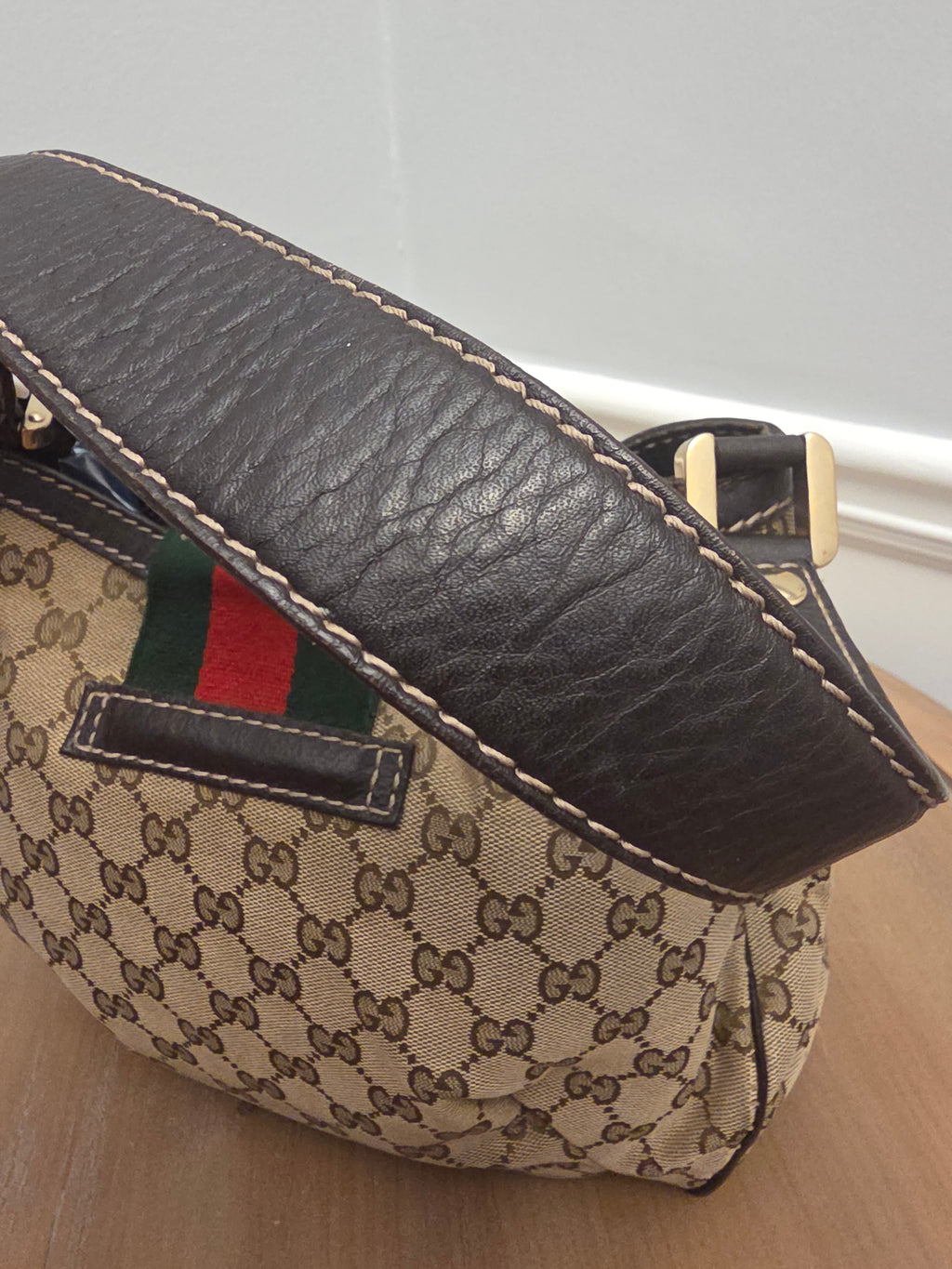 Gucci GG Canvas New Ladies Web Hobo