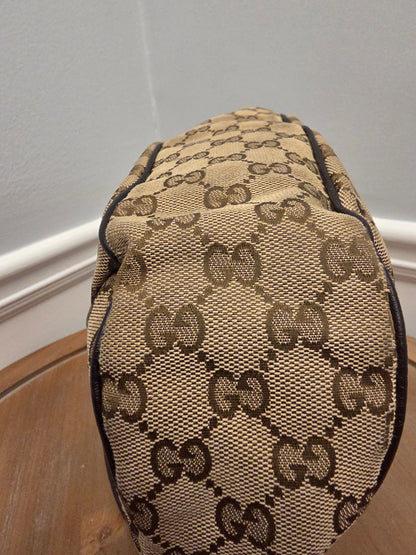 Gucci GG Canvas New Ladies Web Hobo