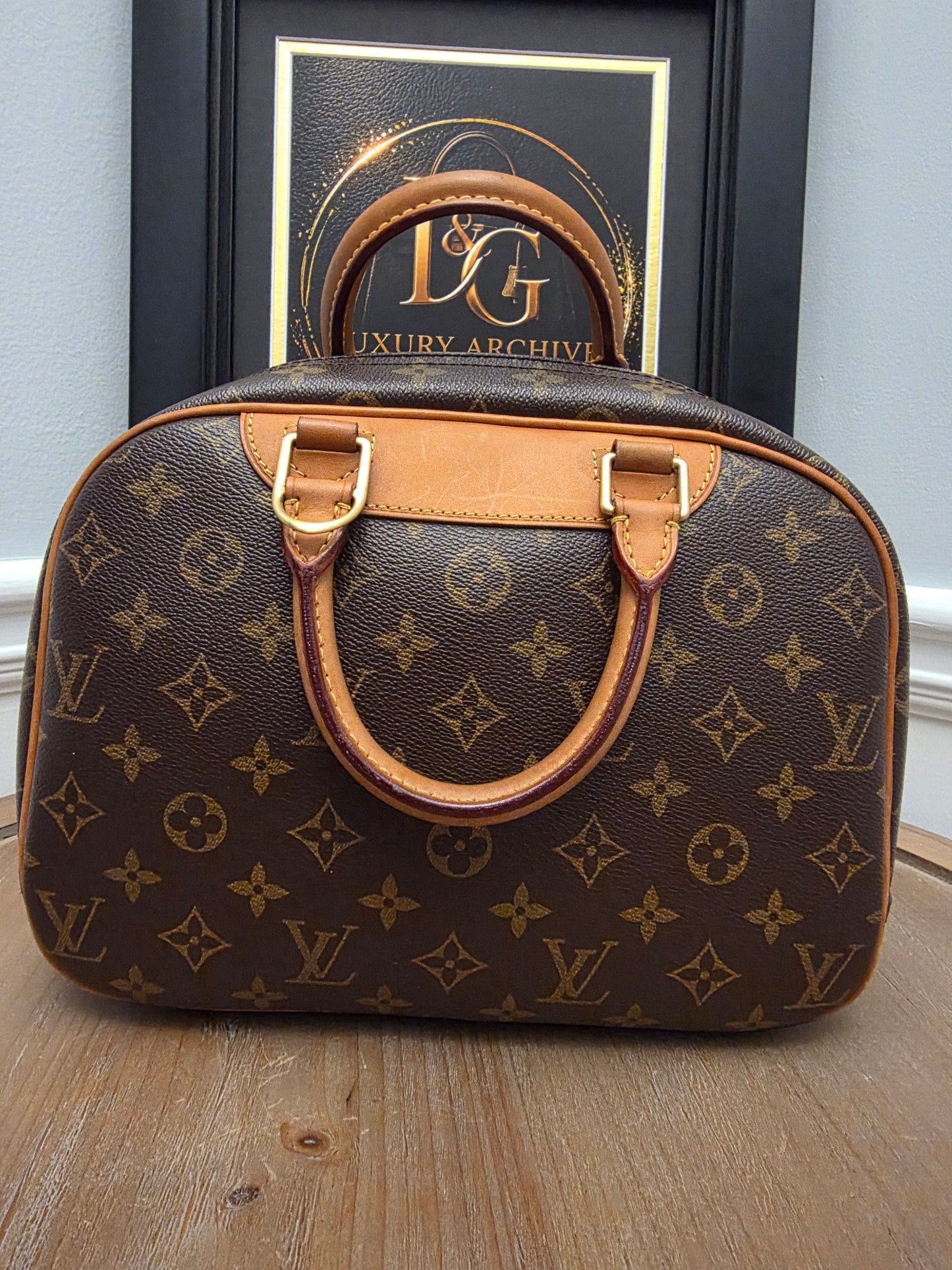 Louis Vuitton Trouville Monogram Canvas Handbag
