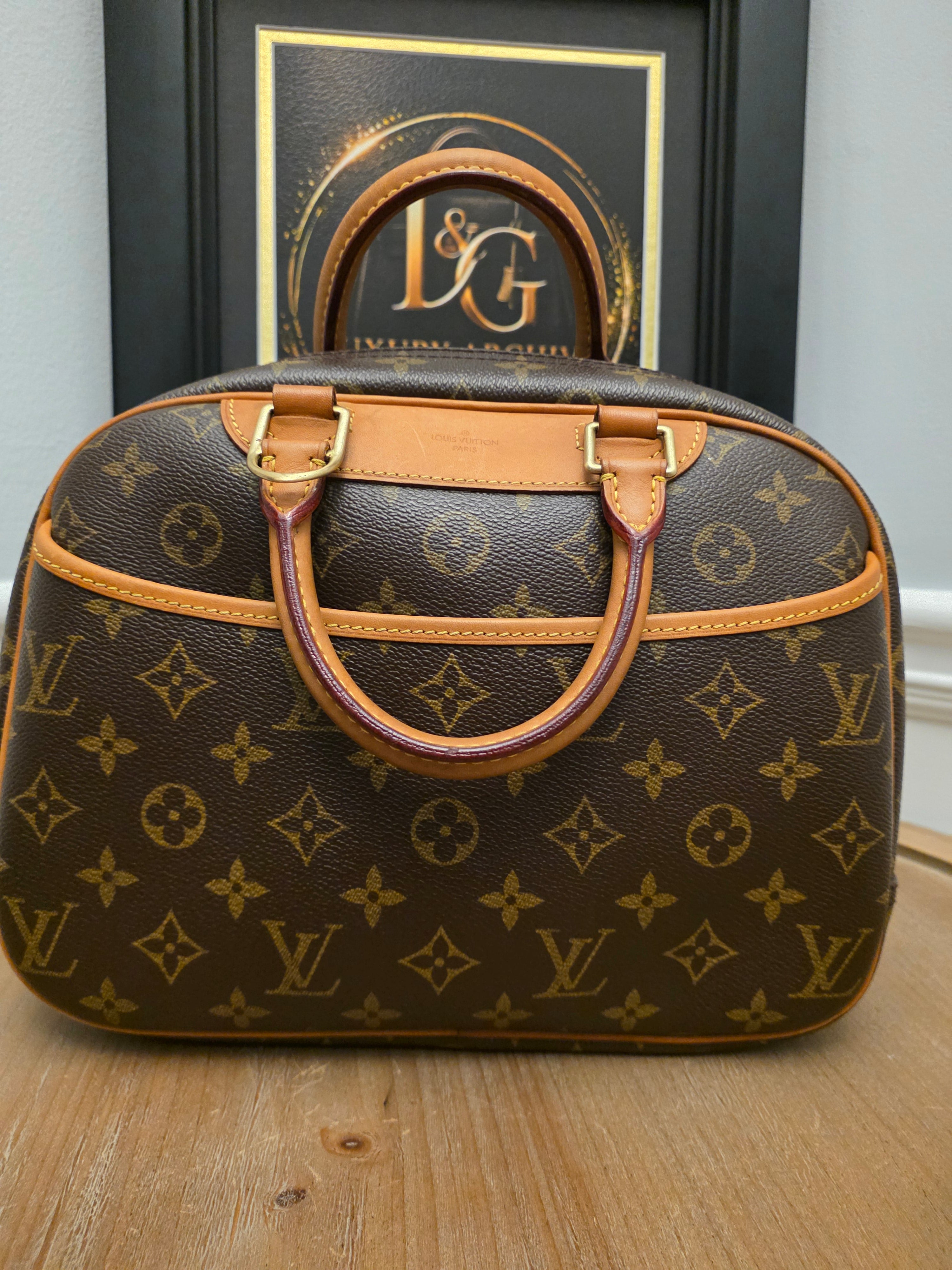 Louis Vuitton Trouville Monogram Canvas Handbag