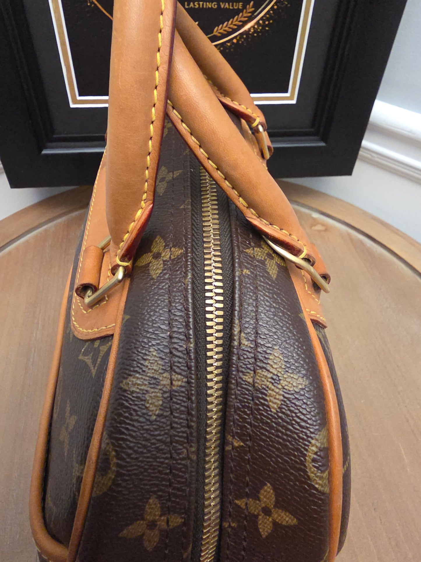 Louis Vuitton Trouville Monogram Canvas Handbag