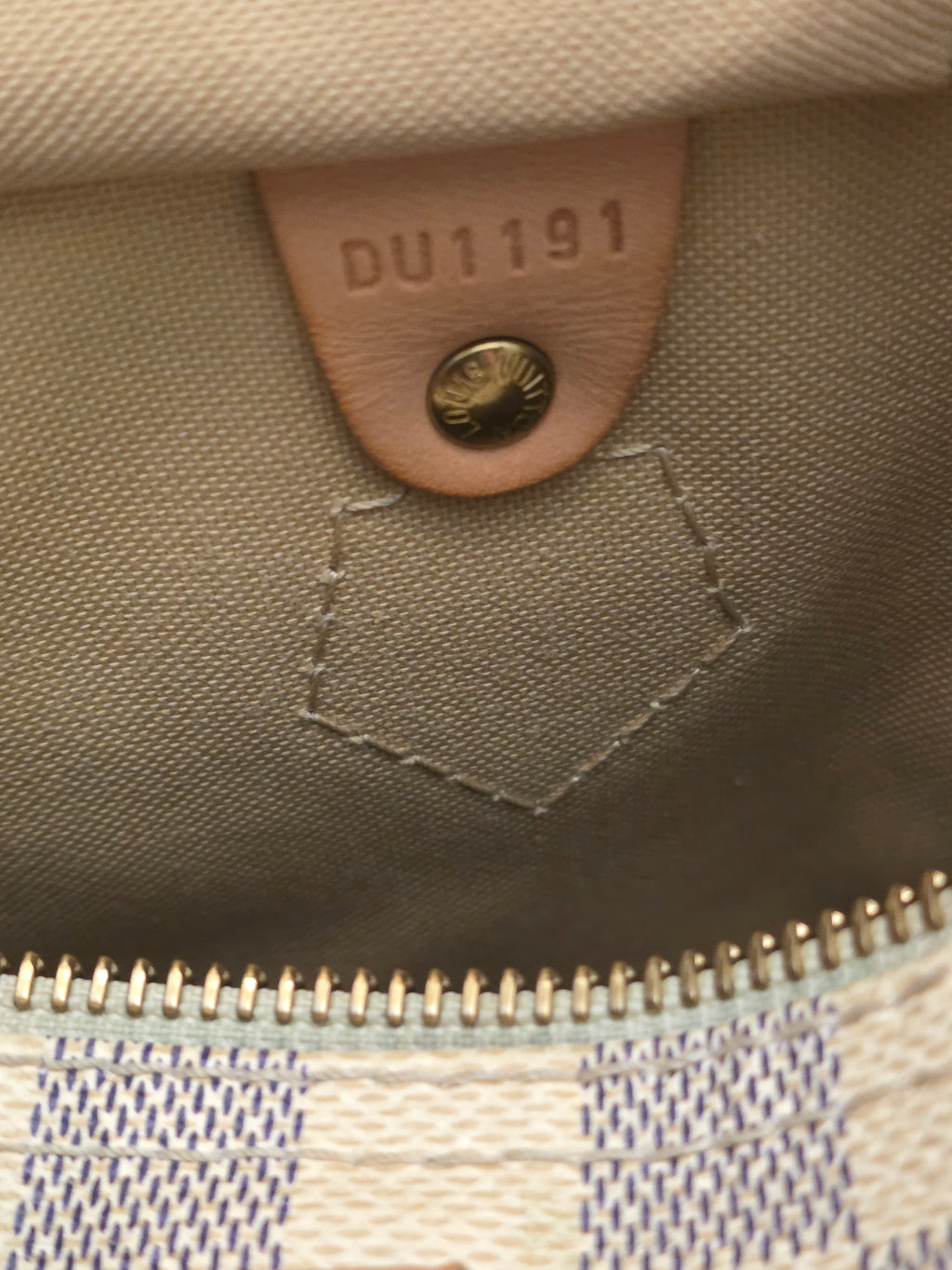Louis Vuitton Speedy 30 in Damier Azur canvas