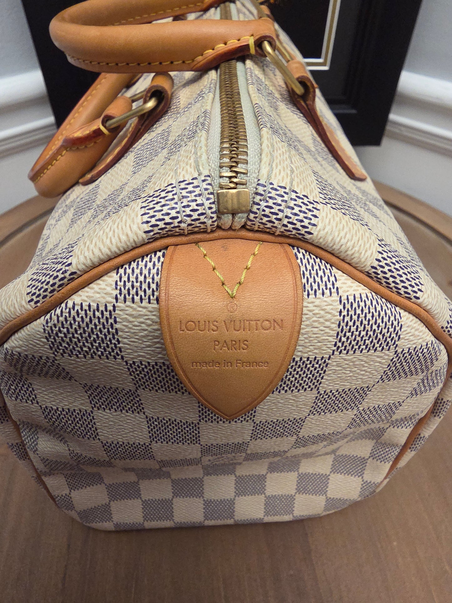Louis Vuitton Speedy 30 in Damier Azur canvas