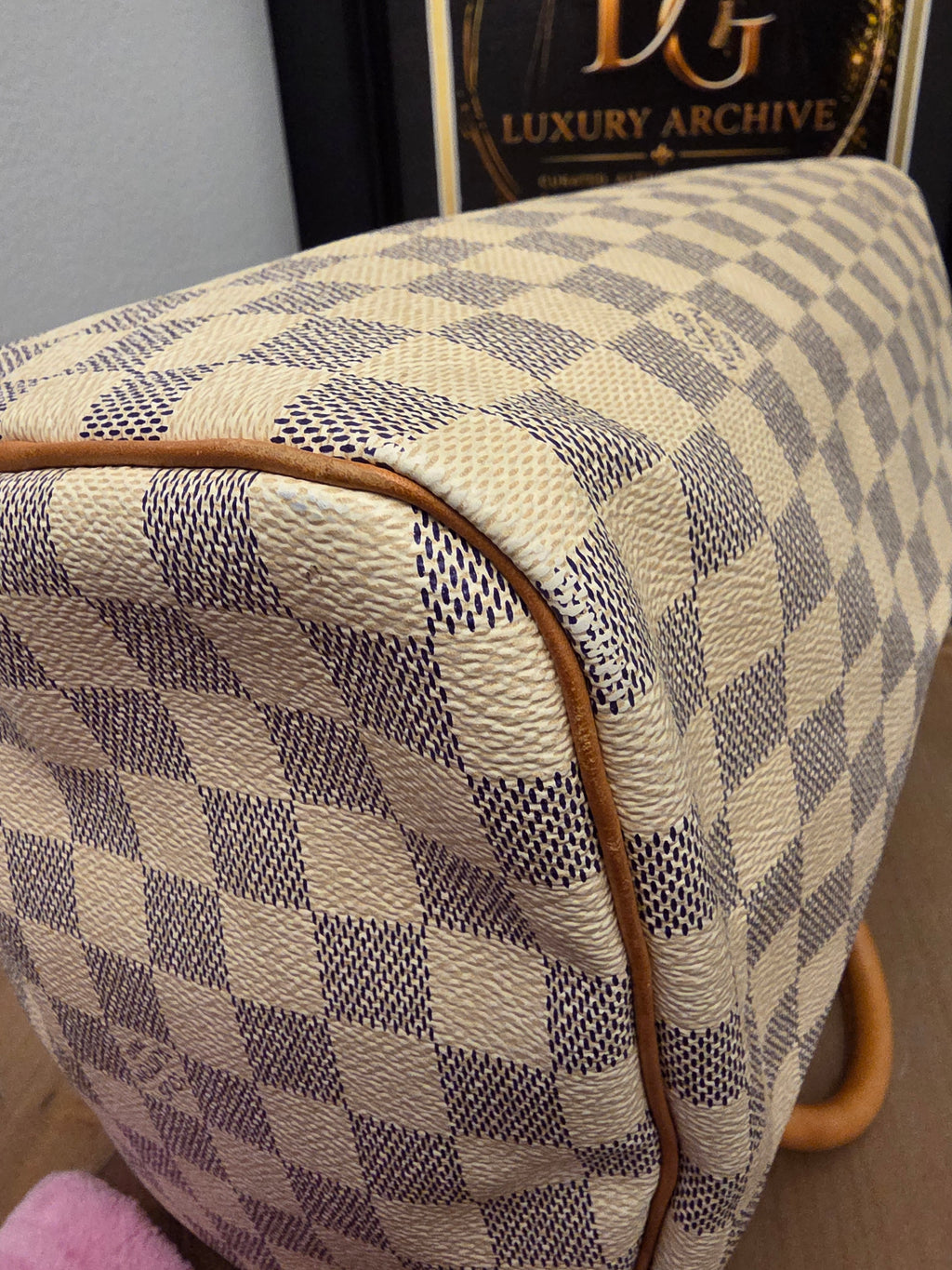 Louis Vuitton Speedy 30 in Damier Azur canvas