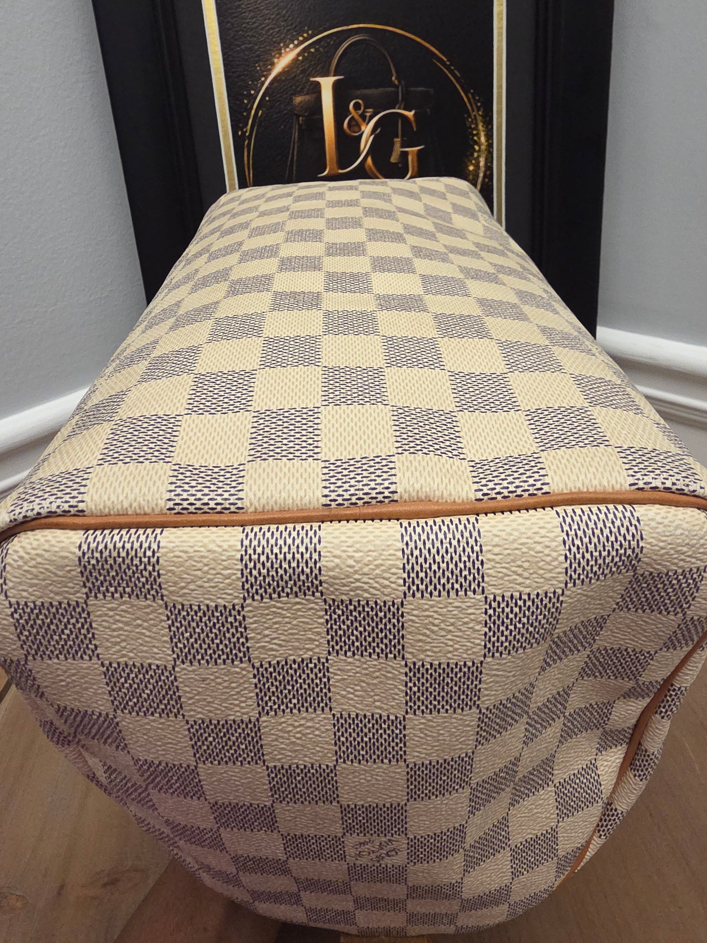 Louis Vuitton Speedy 30 in Damier Azur canvas