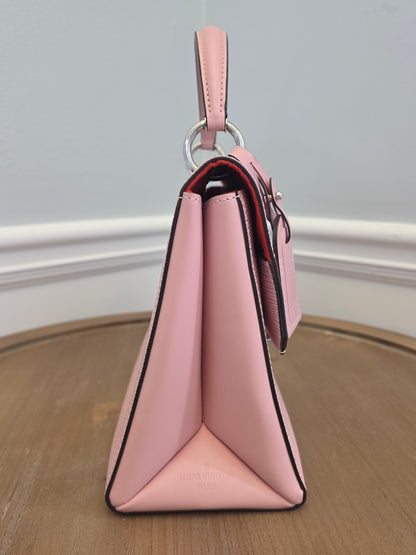 Louis Vuitton Cluny BB Epi Leather Rose Ballerine Top Handle Bag