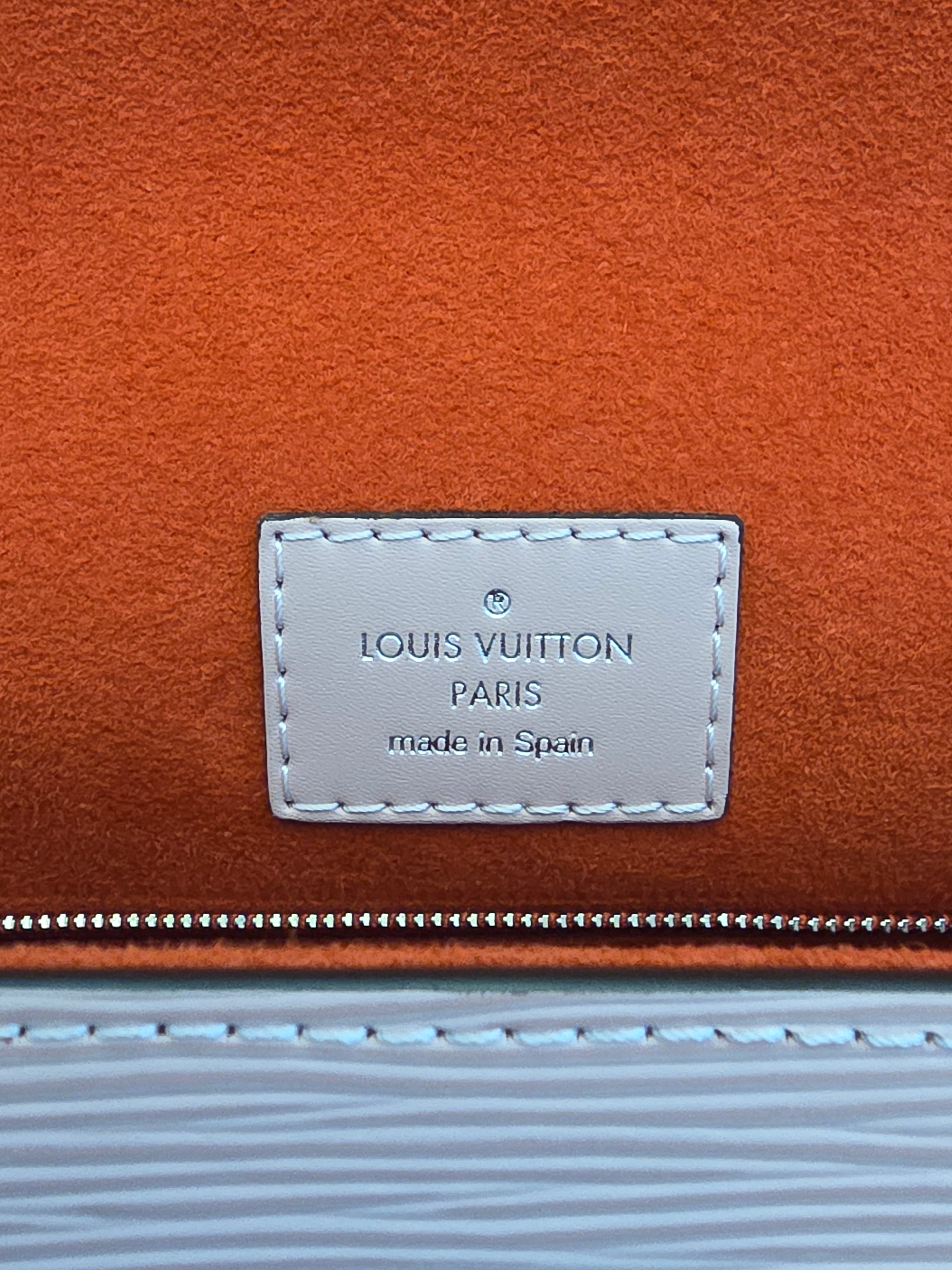 Louis Vuitton Cluny BB Epi Leather Rose Ballerine Top Handle Bag