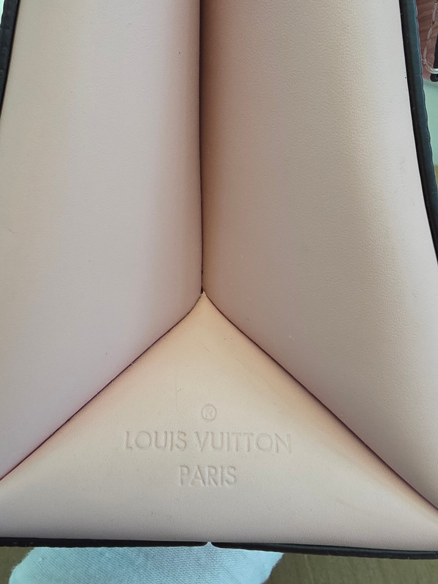 Louis Vuitton Cluny BB Epi Leather Rose Ballerine Top Handle Bag