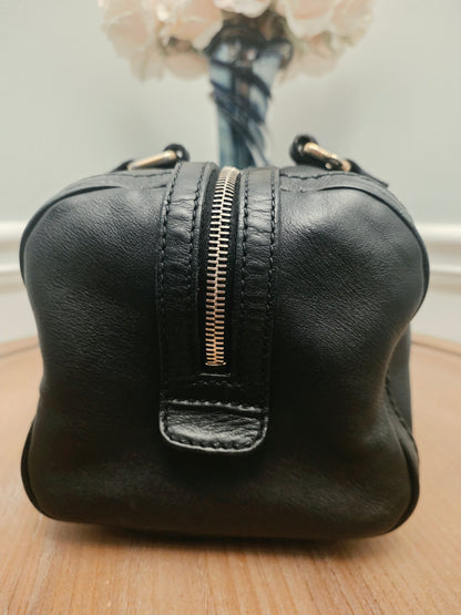 Gucci Black Leather Guccissima Mini Boston Bag  Listing Price