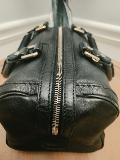Gucci Black Leather Guccissima Mini Boston Bag  Listing Price