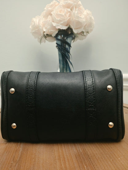 Gucci Black Leather Guccissima Mini Boston Bag  Listing Price
