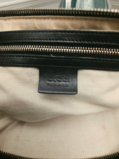 Gucci Black Leather Guccissima Mini Boston Bag  Listing Price