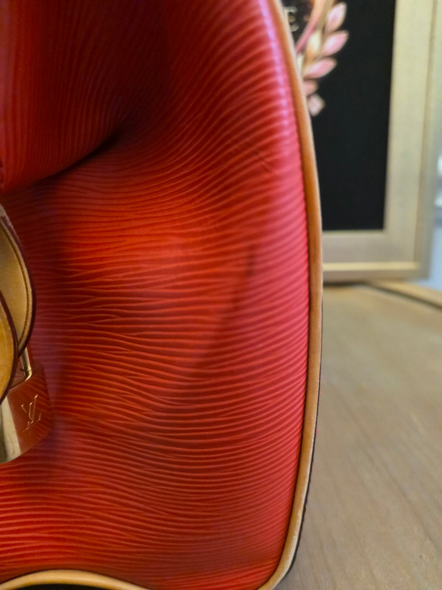 Louis Vuitton Epi Leather Speedy Bandoulière 25 Rouge Coquelicot Crossbody Bag