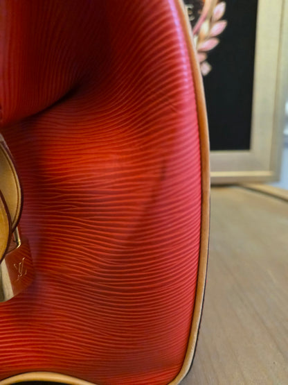 Louis Vuitton Epi Leather Speedy Bandoulière 25 Rouge Coquelicot Crossbody Bag