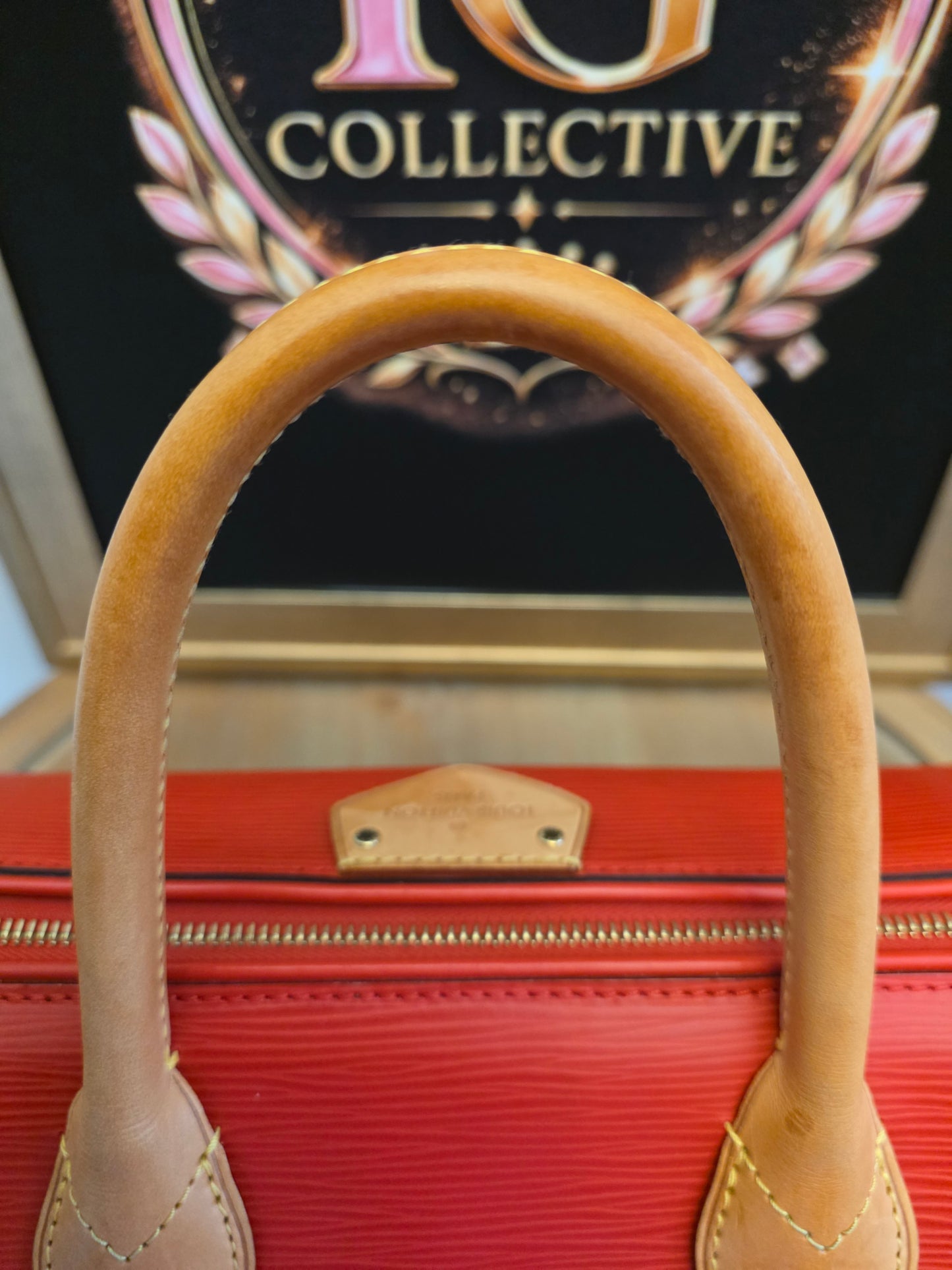 Louis Vuitton Epi Leather Speedy Bandoulière 25 Rouge Coquelicot Crossbody Bag