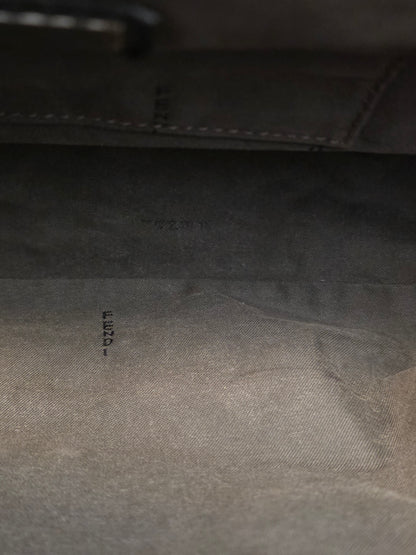 Fendi Black Leather & Patent B. Fendi Shoulder Bag