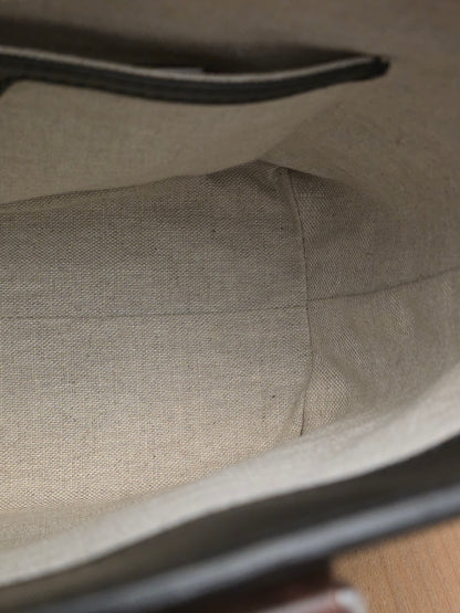 Berluti Brown Scritto Leather Briefcase Tote Bag | IG Collective