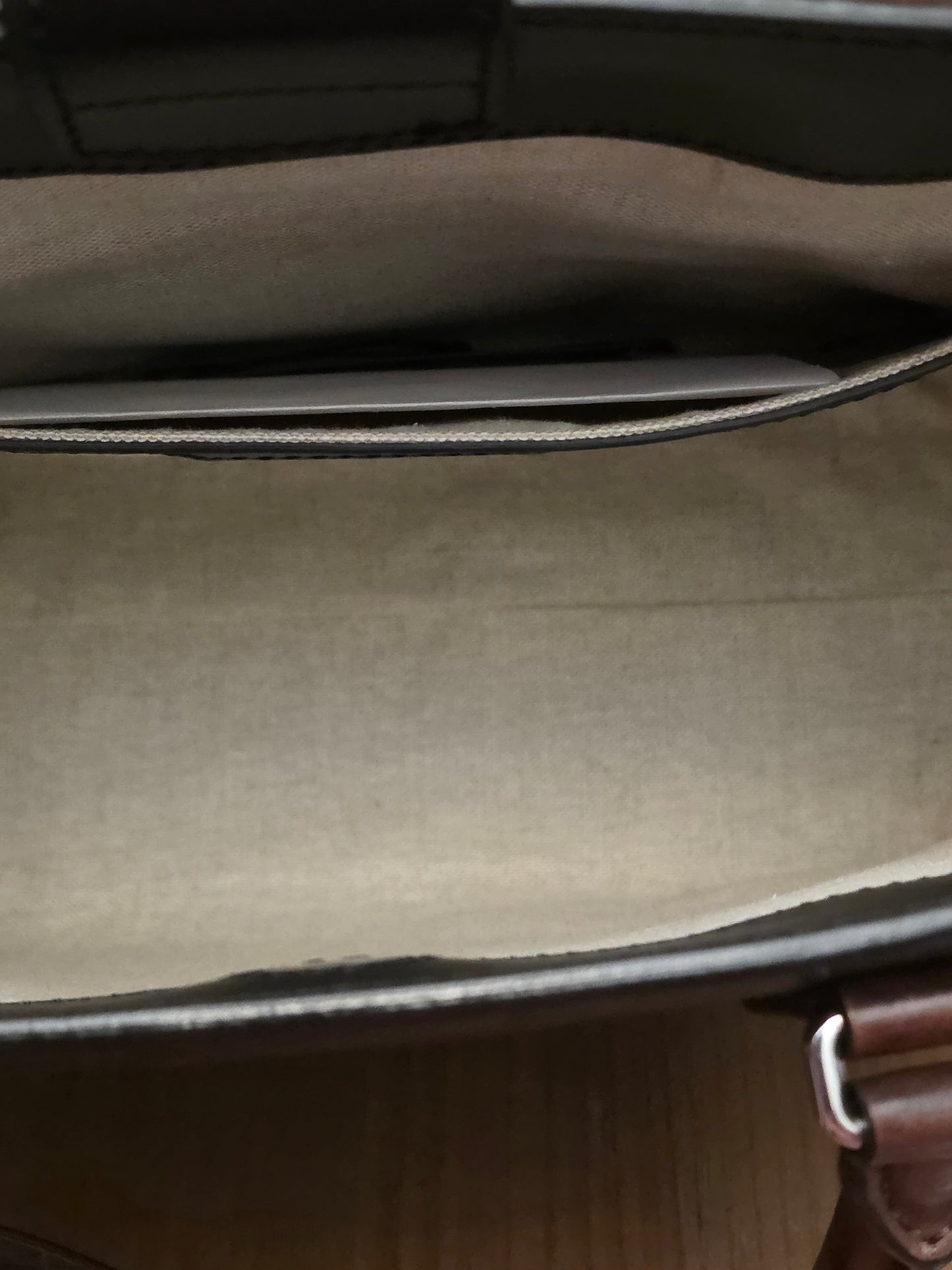 Berluti Brown Scritto Leather Briefcase Tote Bag | IG Collective