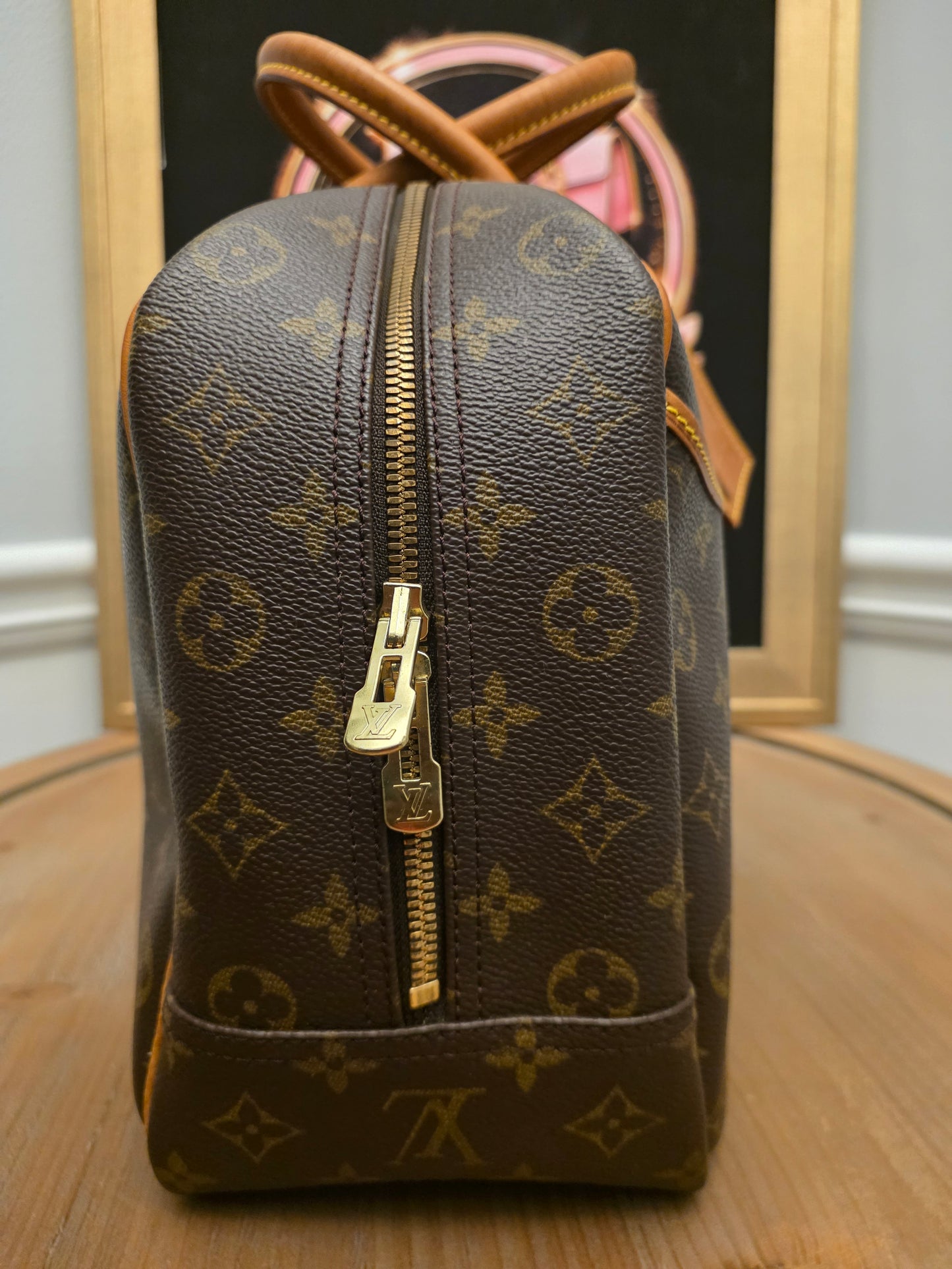 Louis Vuitton Monogram Sac Chien 40 Pet Carrier Travel Bag Dog Carrier France