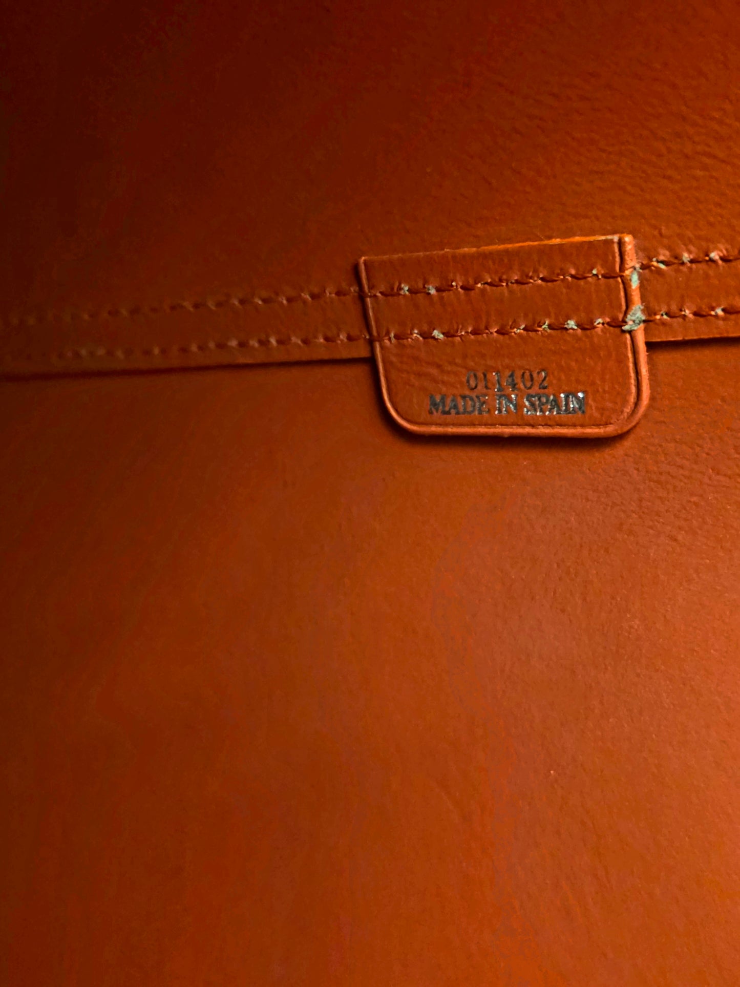 Loewe Gray Leather Anagram Tote Bag with Red Interior & Pouch | IG Collective