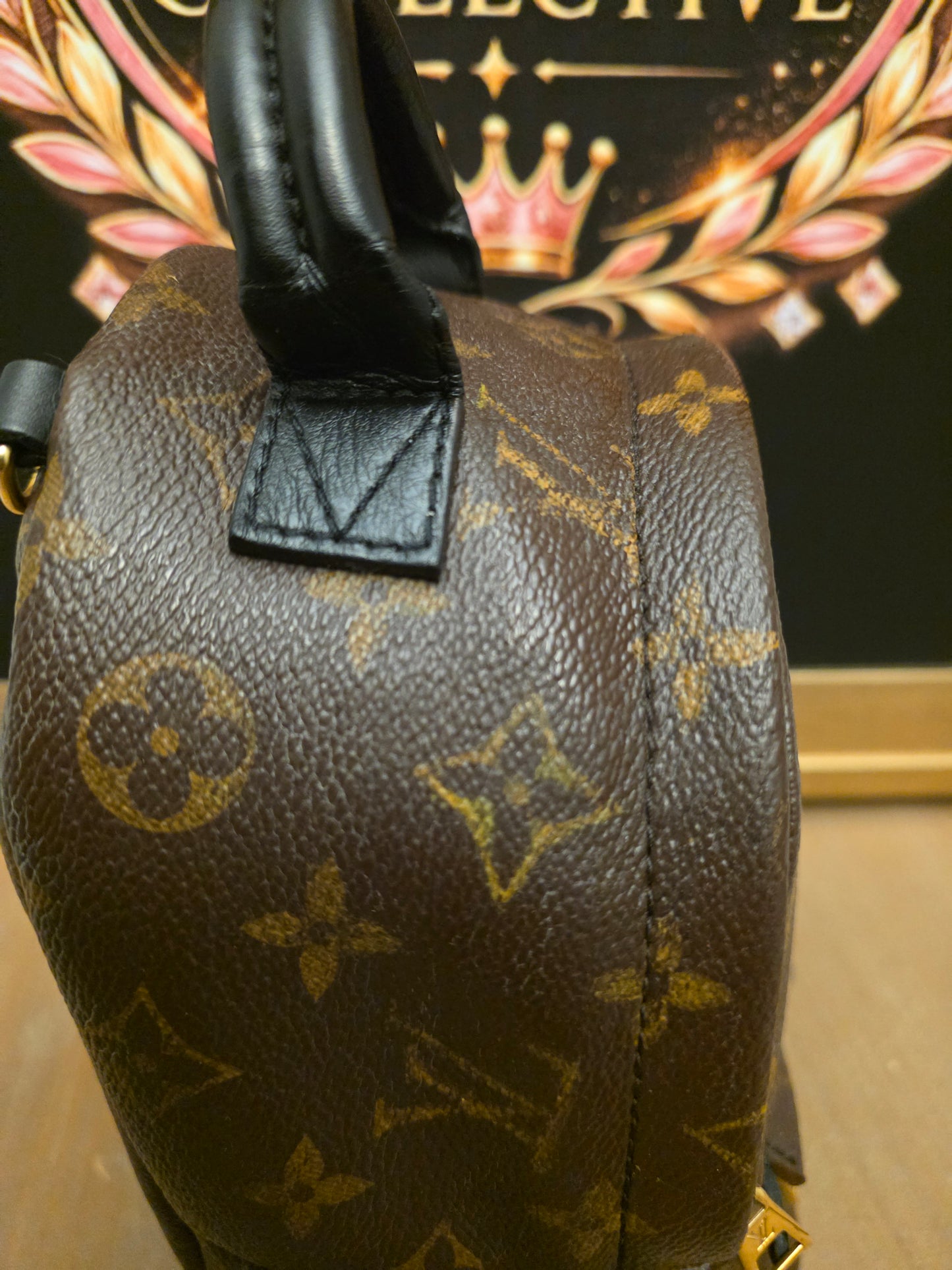 Authentic Louis Vuitton Palm Springs Mini Monogram Backpack