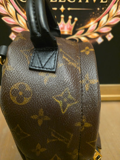 Authentic Louis Vuitton Palm Springs Mini Monogram Backpack