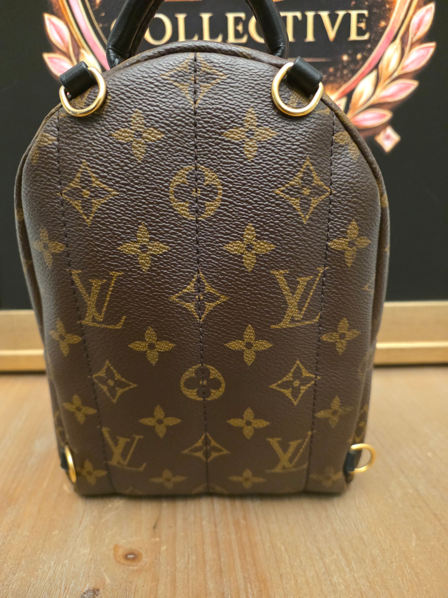 Authentic Louis Vuitton Palm Springs Mini Monogram Backpack
