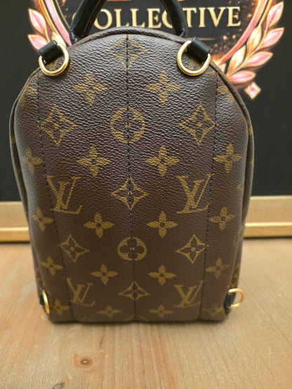 Authentic Louis Vuitton Palm Springs Mini Monogram Backpack