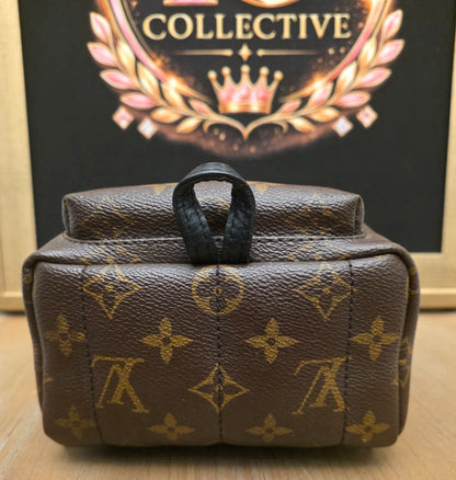 Authentic Louis Vuitton Palm Springs Mini Monogram Backpack