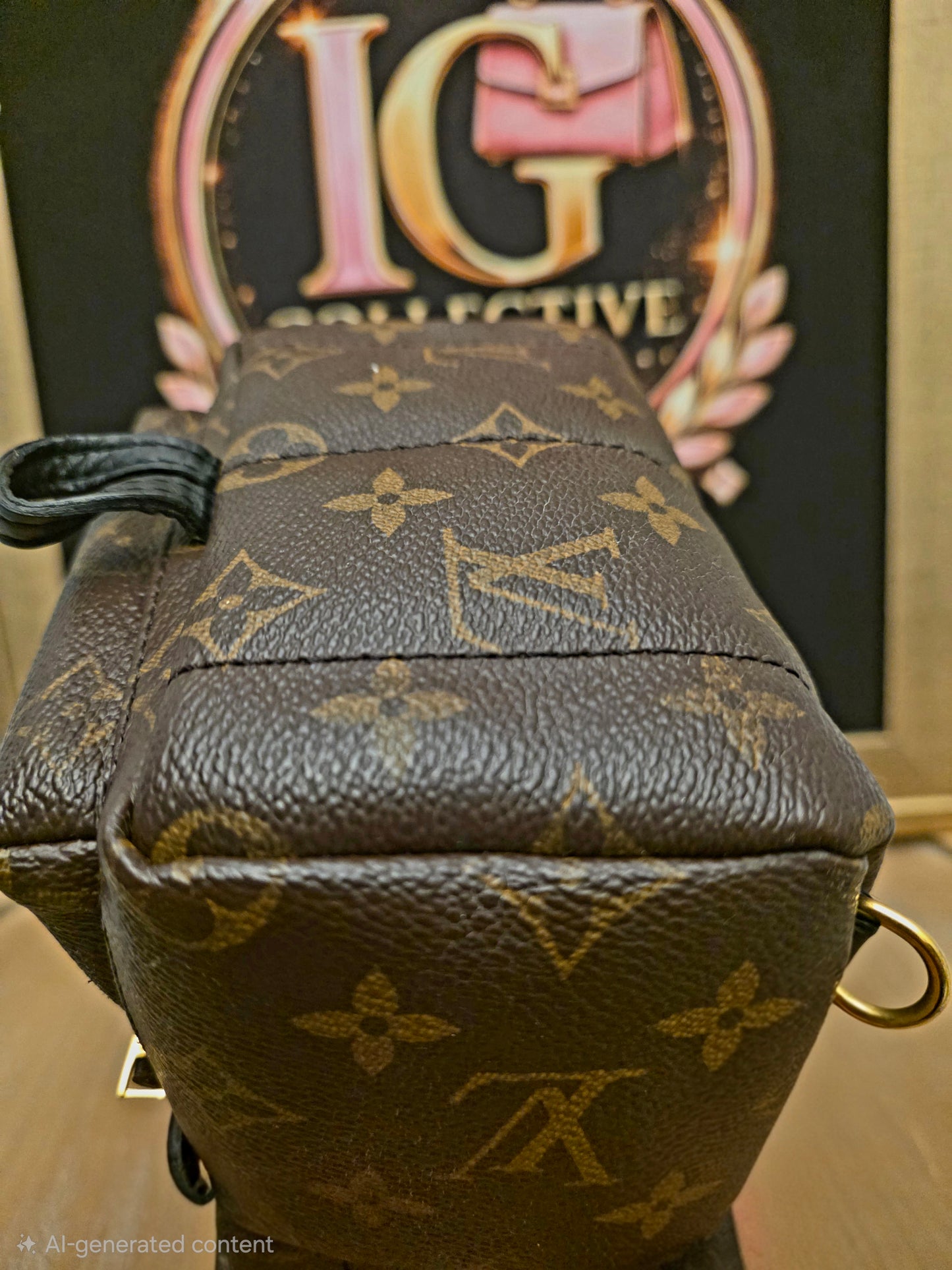 Authentic Louis Vuitton Palm Springs Mini Monogram Backpack