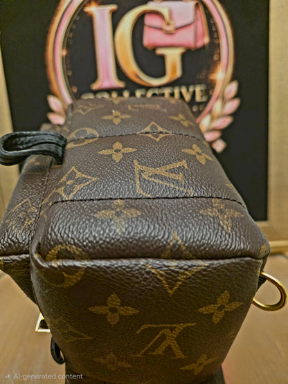 Authentic Louis Vuitton Palm Springs Mini Monogram Backpack