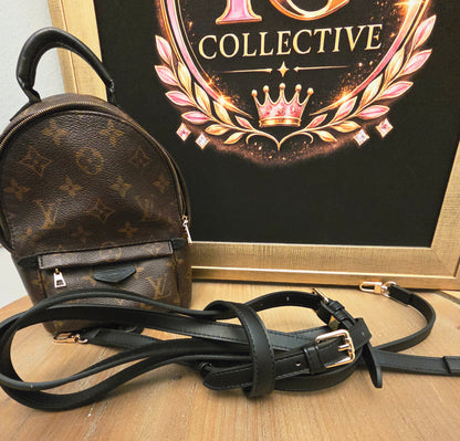 Authentic Louis Vuitton Palm Springs Mini Monogram Backpack