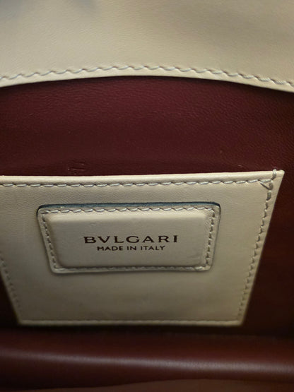 Bvlgari Serpenti Forever Beige Studded Crossbody Bag | Black Onyx Snakehead Chain Shoulder Bag