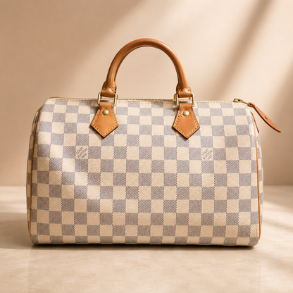 Louis Vuitton Speedy 30 in Damier Azur canvas