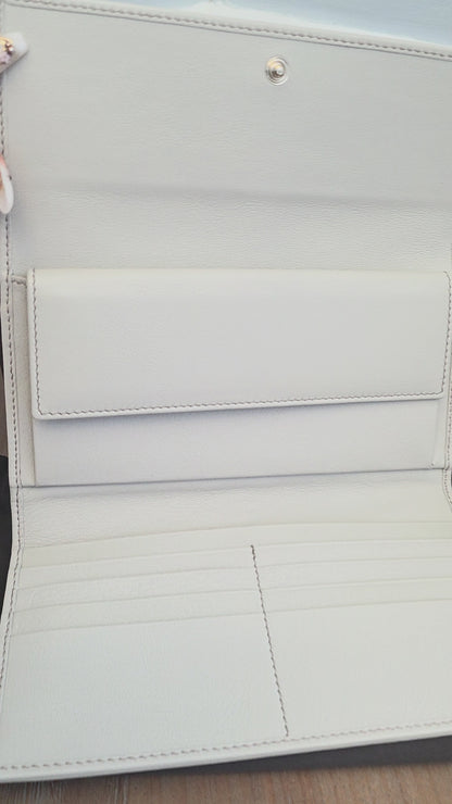 Gucci Multicolor Python Continental Wallet | Purple Exotic Leather | Box & Dust Bag