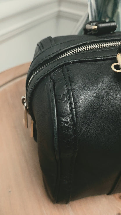 Gucci Black Leather Guccissima Mini Boston Bag  Listing Price